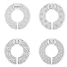 Baby Closet Dividers for Baby Clothes, 7X Unisex Baby Clothing Size from Newborn Infant to 24 Months, baby clothes dividers, Closet Organizer, Nursery Decor & Baby Gift (Geometric)