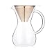 GVODE Pour Over Coffee Maker with Reusable Stainless Steel Mesh Filter,27 Ounce, Borosilicate Glass