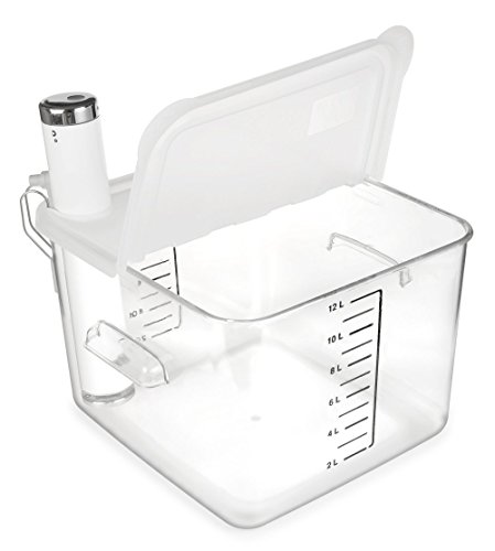 Everie Collapsible Hinged Sous Vide Container Lid Compatible with Anova Culinary