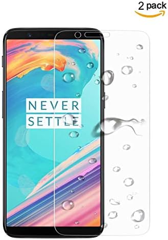 LEDitBe OnePlus 5T Screen Protector, HD Tempered Glass Screen Protector Film Shiled Guard for 2Pack 9H Hardness Bubble-Free [0.33mm, 2.5D]-2