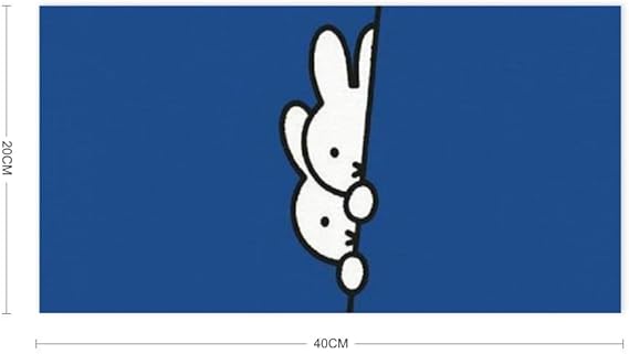 Amazon かわいいミッフィーのピーク キャンバス絵画 インテリアパネル インテリア絵画 インテリア装飾 部屋飾り 壁掛け ソファの背景絵画 ウォールステッカー オンライン通販