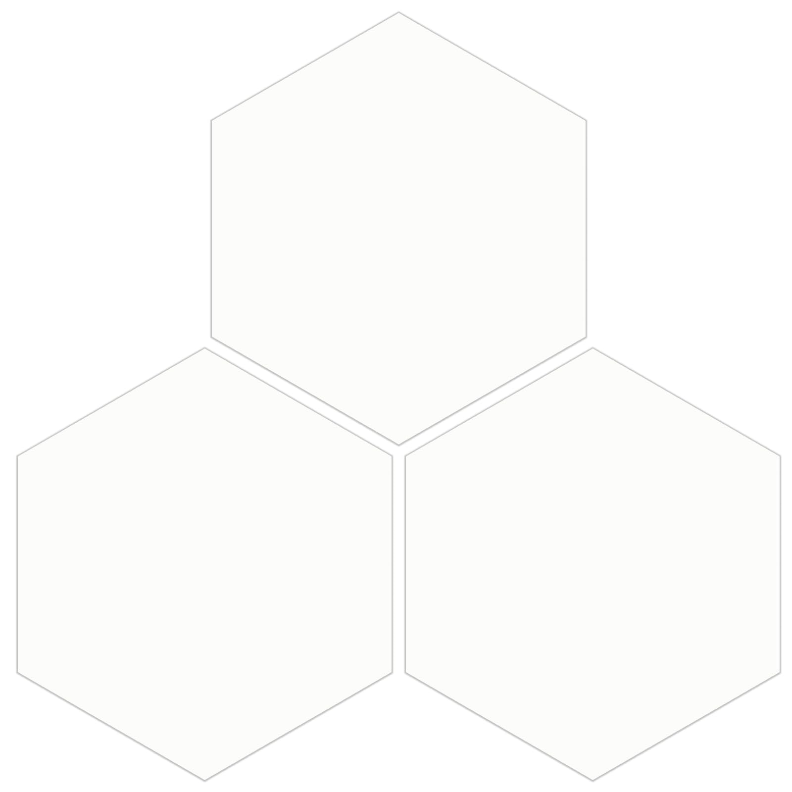 MORCART 20 Pcs Hexagon Peel and Stick Floor Tile, Waterproof Vinyl ...