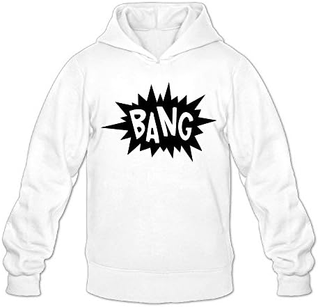 Gzhouqube Bang Men's Casual Hat Without Pocket Sweatshirt XL White