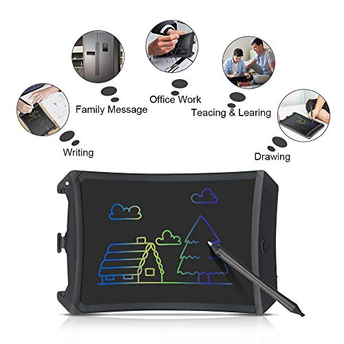 Tisy Doodle Boogie Board Writing Drawing Tablet for Kids Teen, Doodle Boogie Board for Kids Toys for 3-12 Year Old Boys Girls QCBlack TSUSLWDT07
