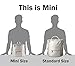 Mini PU Leather Backpack, Gray Color, Stylish Small Diaper Bag Design for Mom and Baby by Alice Unique