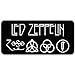 Led Zeppelin heavy metal ZOSO Vynil Car Sticker Decal - 5