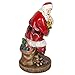 Whispering Santa Claus 10 inch Resin Stone Christmas Figurine Decoration