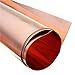 Ologymart 1pc 99.99% Pure Copper Metal Safe Sheet Foil for Handicraft Aerospace 0.1x200x500mm