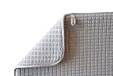 XL Dish Drying Mat by PorchToPatio, Microfiber, 15" x 20" Inch, Dual Sided, Gray