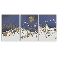 3 Piece Canvas Wall Art - Abstract Art - Canvas Prints Home Artwork Decoration for Living Room,Bedroom - 16