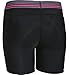 Under Armour Kids Girls' Strike Zone Slider (Big Kids), Black/White 1 MD (10-12