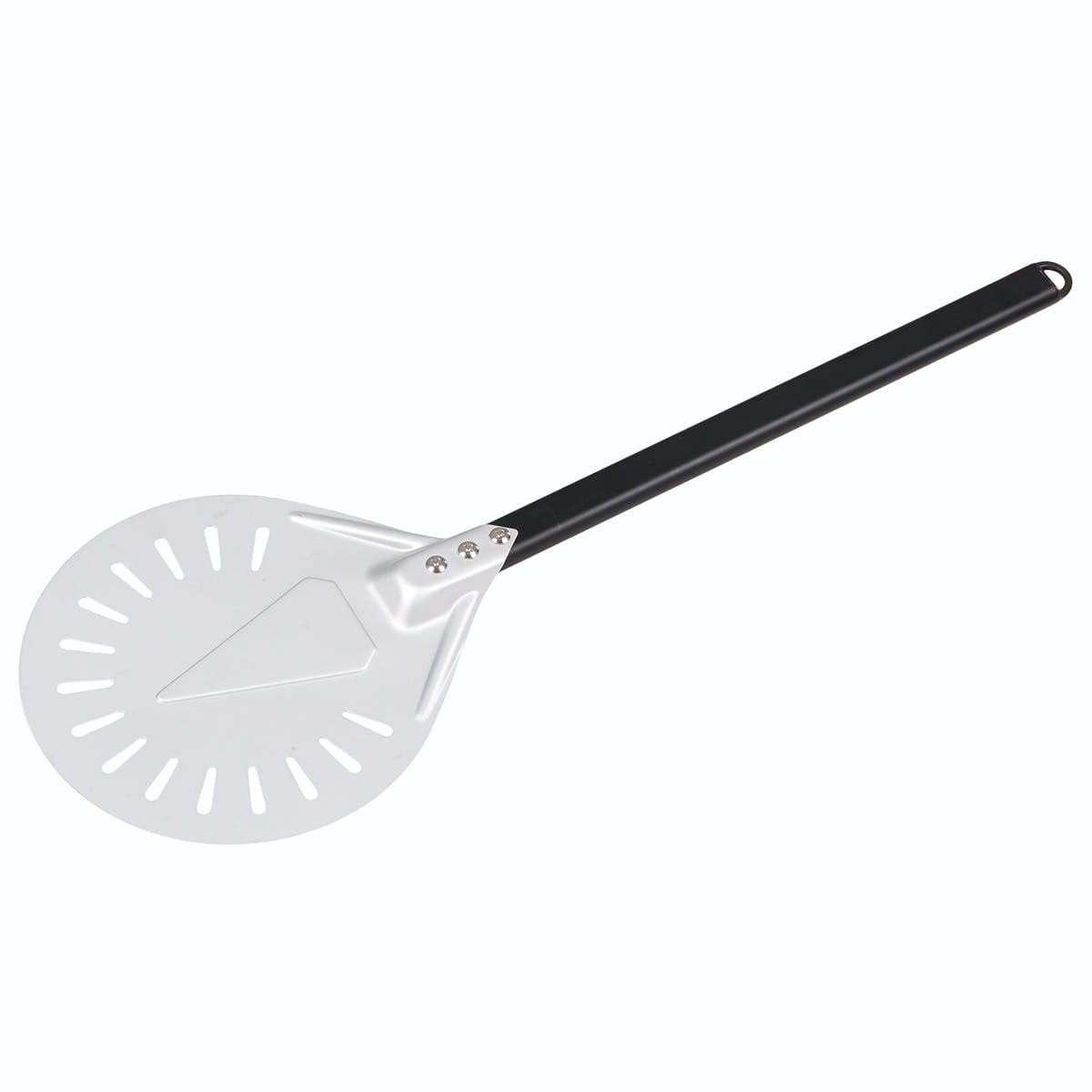 Casa Mia Turning Peel - Lightweight 9-Inch Perforated Aluminium Turning Pizza Peel with Detachable Handle