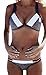 Gemijack Womens Push Up Triangle Bikini Set Sexy Halter Two Piece Swimsuit Bathing Suits