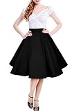 Black Butterfly Vintage Full Circle 1950's Skirt