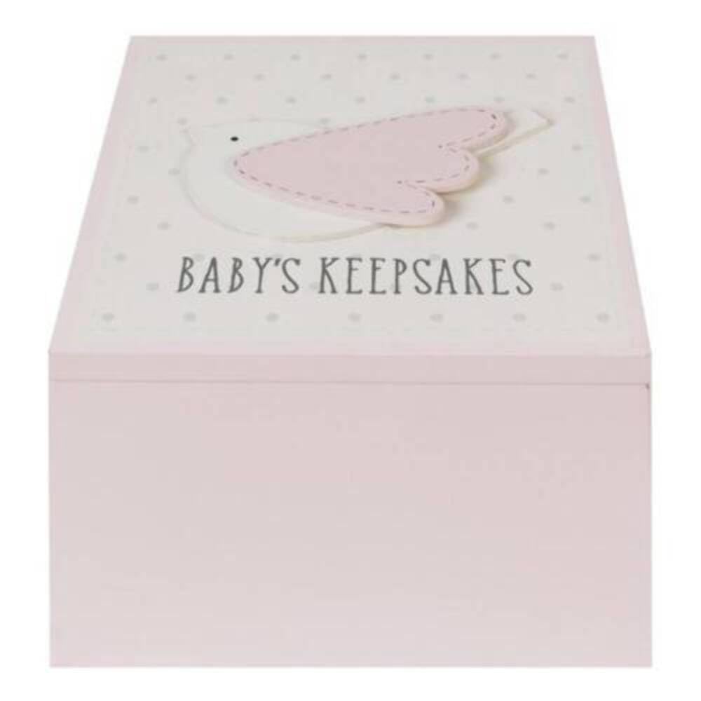 Widdop Petit Cheri Pink Baby's Keepsake Box