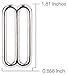 20 - Country Brook Design® 1 1/2 Inch Metal Round Triglide Slides