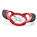 8-Blade Apple Slicer Corer Cutter Wedger Divider by Alpha & Sigma - [Includes Free eBook] - Ultra Sharp Stainless Steel Blades & Ergonomic Rubber Grip Handle