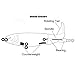 Seaknight Topwater Fishing Lure 13g 3.54in/ 19g 4.33in/ 39g 5.11in Fishing Floating Rotating Tail Bait Freshwater Saltwater Bass Lures