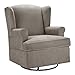 Baby Relax Swivel Glider, Dark Taupe