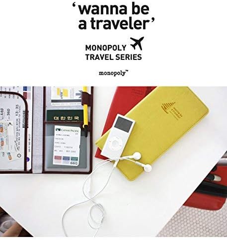 Monopoly Journey No Skimming Ver.2 Funda de Pasaporte, 23 cm, Rojo: Amazon.es: Equipaje
