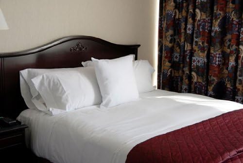 Deluxe Twin Flat Bed Sheet 100% Cotton - White