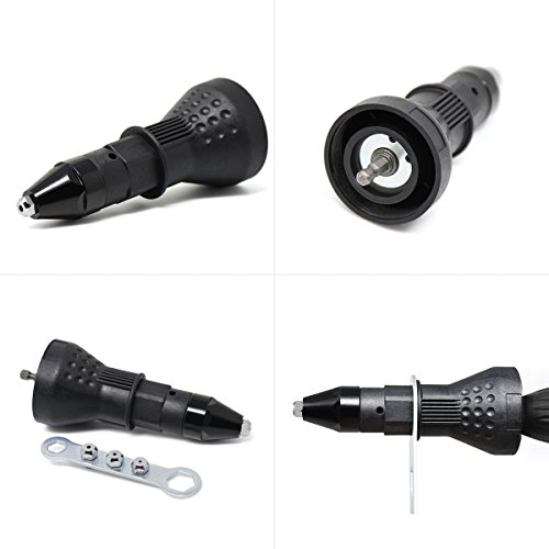image for ALPHELIGANCE Rivet Gun Cordless Drill Adapter - Electric Riveting Gun 