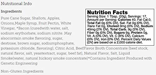 STONEWALL KITCHEN MAPLE BACON ONION JAM, 11.75 OZ