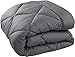 Utopia Bedding Twin Comforter Set Grey, Comforters Twin Size 2 Pieces Bedding Comforters Sets, Down Alternative Soft Bed Set, 1 Comforter (64 x 88 inches) 1 Pillow Sham (20 x 26 inches)