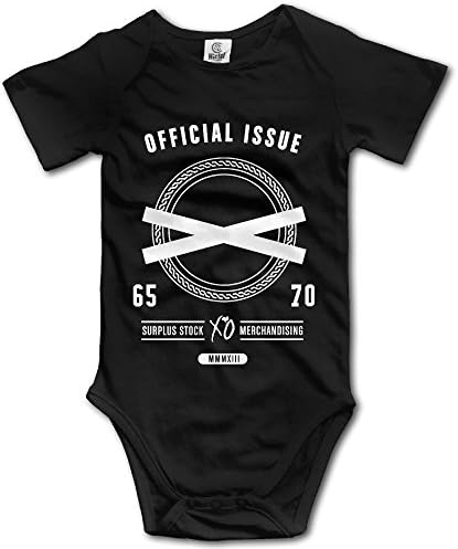 Official Issue Xo The Weeknd Short Sleeve Romper Jumpsuit For Boys &amp; Girls Size 6 M Black