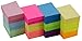 4A Sticky Notes,1 1/2 x 2 Inches,Small Size,The Adhesive On Shorter Side,Neon Assorted,Self-Stick Notes,100 Sheets/Pad,24 Pads/Box,4A 301x24