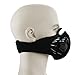 iSKUKA Anti Dust Masks Anti Pollen Allergy Fitness Mask for Cycling Racing All Outdoor Activities (Black)