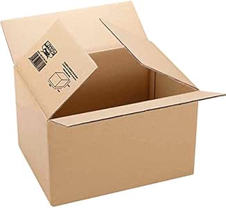 Fixo 18101 - Caja de embalaje, marrón, 260 x 210 x 100: Amazon.es: Oficina y papelería