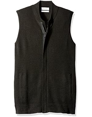 Calvin Klein Men's Merino Full Zip Vest