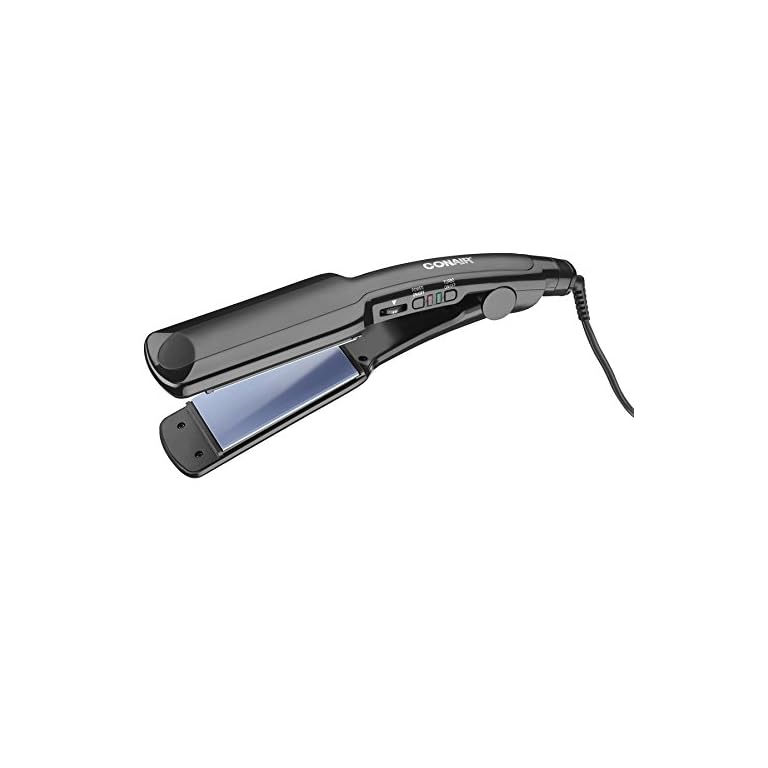 Conair Instant Heat 2-inch Ceramic Flat Iron; Black (packaging and plate color may vary)