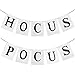 Tuoyi Halloween Decorations Set, Black Lace Spiderweb Fireplace Mantle Scarf and Hocus Pocus Banner for Halloween Party