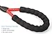 BAAPET 2 Packs 5/6 FT Dog Leash with Comfortable Padded Handle and Highly Reflective Threads Dog Leashes for Small Medium and Large Dogs (5FT-1/2'', Black+Red)
