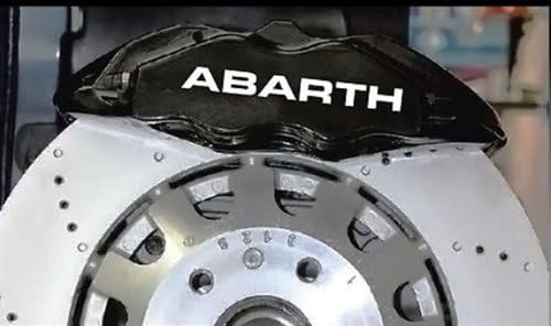 FIAT Abarth Premium Brake Caliper Decals Sticker 500c Punto Uno Bravo i SS TD8
