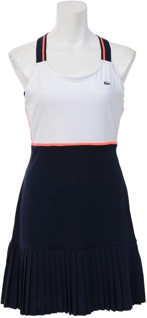 Amazon Co Jp ラコステ Lacoste テニスワンピース ノースリーブ Ef1522 39l ネイビー 036 服 ファッション小物