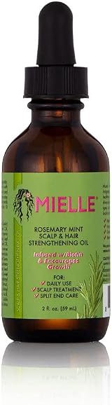 Mielle Organics Rosemary Mint Strengthening Shampoo Hair Masque Oil Set view 3