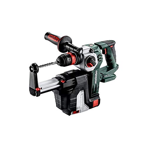 Metabo - Martillo perforador sin escobillas Sds-Plus de 18 V y 1 , desnudo con accesorio de aspiradora Hepa (600211900 18 LTX BL 24 Quick Bare + Isa 18 LTX), martillos perforadores