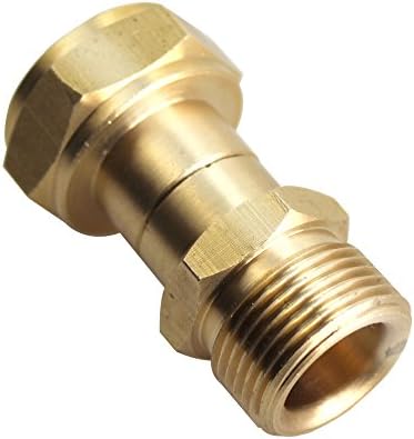 TUHUT M22 Gun to Hose Swivel Joint Anti-twist Hose Adapter Brass Fitting for Pressure Power Washer