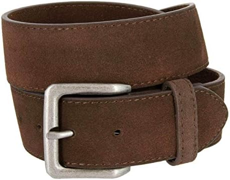 HAND MADE ITALIAN SUEDE LEATHER BELT MEN WOMEN 40MM (XL-38  display picture 3