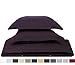 Nestl Purple Duvet Cover Queen Size - Soft Double Brushed Queen Duvet Cover Set, 3 Piece, with Button Closure, 1 Duvet Cover 90x90 inches and 2 Pillow Shams