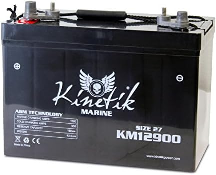 Adventure Power 12v 90ah Group 27 Battery for MinnKota Riptide Sf Trolling Motor