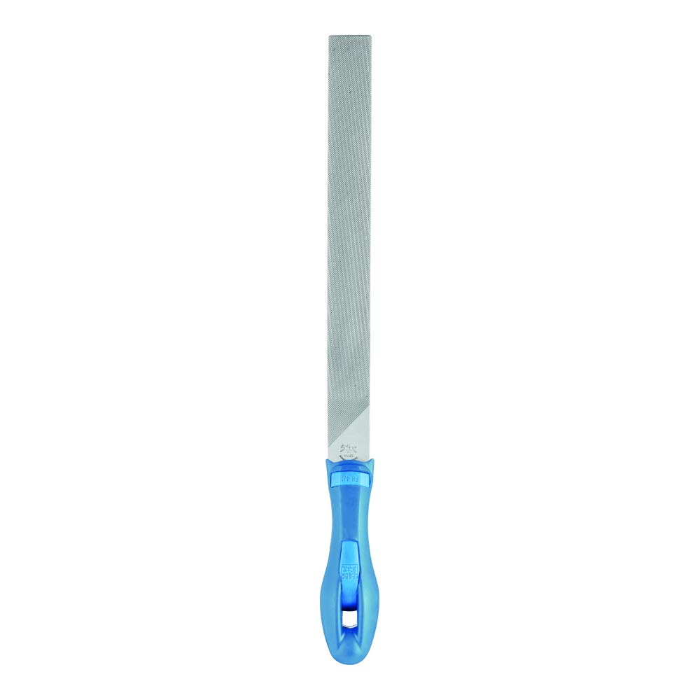 Pferd SB1112PLUS250 Type of Cut 1 Hand File with Handle, Silver/Blue, 250 mm