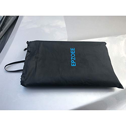 Car Windshield Sun Shade with 2 Car Mirror Cover - Auto Universal Car Sunshade to Keep Your Vehicle Cool, Blocks UV Rays Sun Visor Protector, Fits Windshields of Various Size 56"(W) X 43"(H) - Thumbnail 6