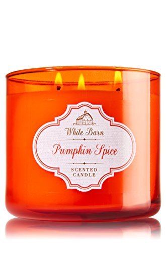 Bath Body Work White Barn Pumpkin Spice 3 Wick Candle 14 5 Oz By