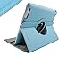 Sanoxy 360 Degrees Rotating Stand PU Leather Case for iPad 2/3/4, iPad 2nd Generation, Blue (SANOXY-IPAD360-BLU)