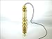 Jet Orion Double Isis Gold Plated Metal Pendulum Dowsing Healing Meditation Therapy Pendulum Approx. 3.5 inch
