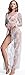 The Victory of Cupid plus size lace long coat Long Gown Jacket Nightwear, Small, White